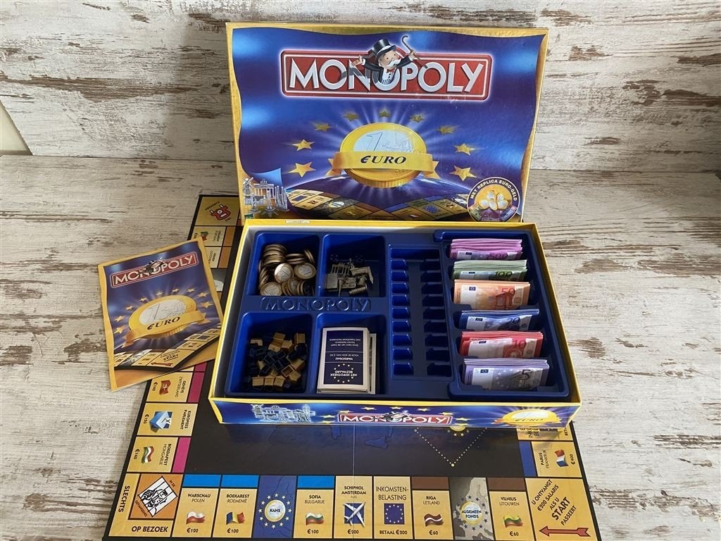 monopoly euro parker [s848], Hobby en Vrije tijd, Gezelschapsspellen | Bordspellen, Verzenden, Zo goed als nieuw