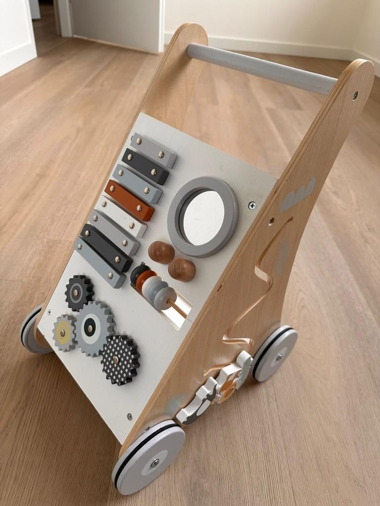 Houten Activiteiten Loopwagen - Full Set, Ophalen of Verzenden, Gebruikt, Overige typen, Met wieltjes