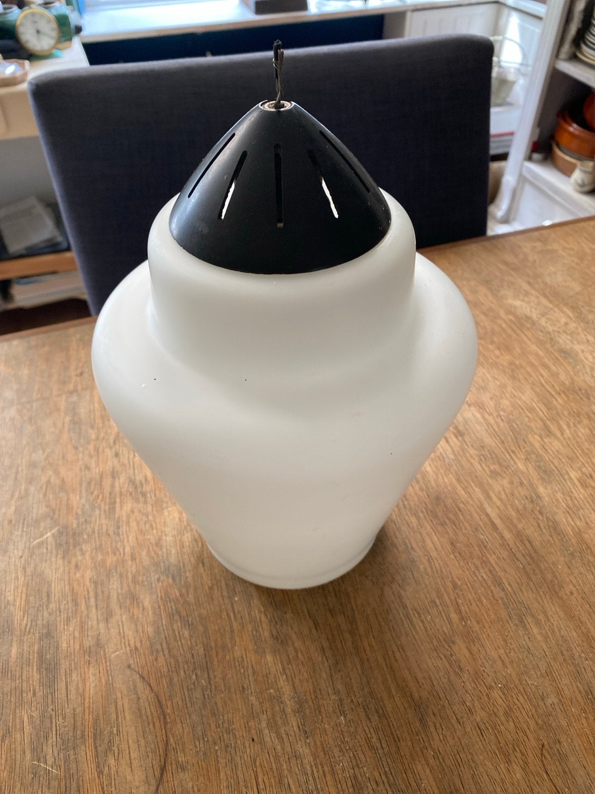 Vintage Philips hanglamp melkglas Space Age Dutch Design, Ophalen of Verzenden