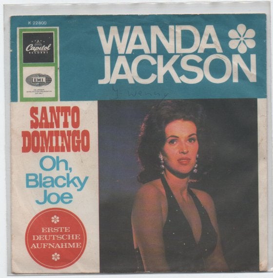 Wanda Jackson- Santo Domingo, Cd's en Dvd's, Vinyl Singles, 7 inch, Ophalen of Verzenden, Zo goed als nieuw, Pop