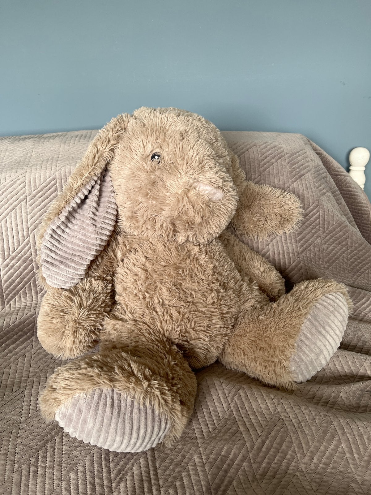 Groot knuffel konijn 60 cm, Konijn, Ophalen of Verzenden, Zo goed als nieuw, Middelgroot (20 tot 80 cm)