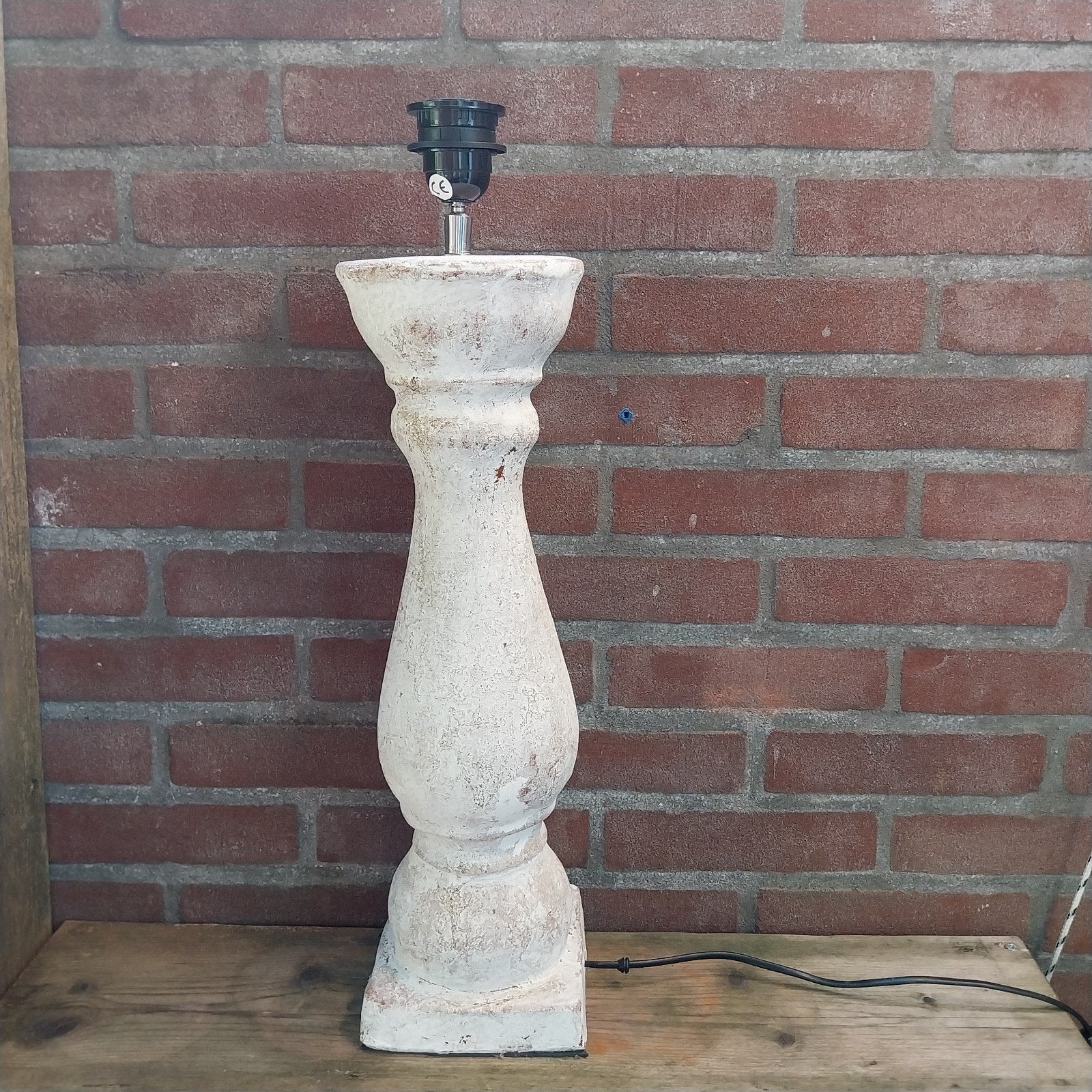 Grote lampenvoet. Beton look, Huis en Inrichting, Ophalen, Zo goed als nieuw, E27 (groot), 40 cm