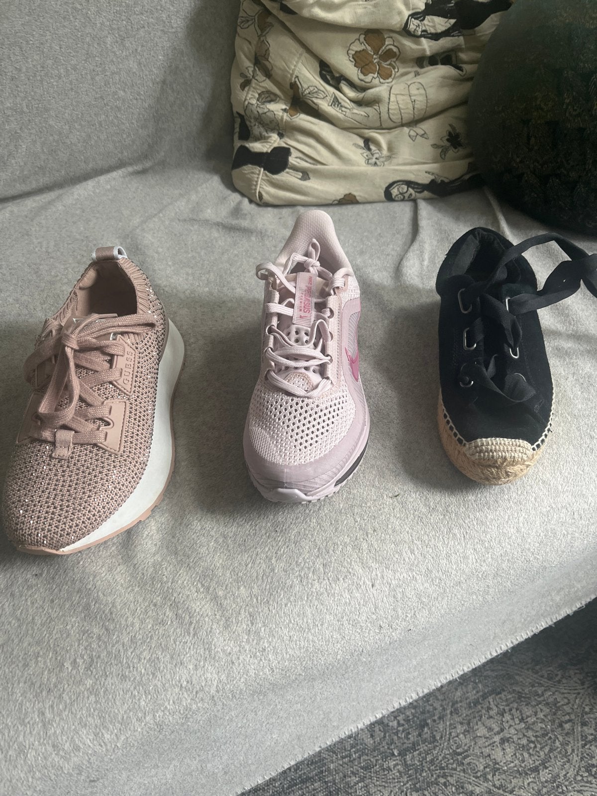 Set van 3 Dames Schoenen: Sneakers /Espadrilles. Ook pp., Ophalen of Verzenden, Zo goed als nieuw, Roze, Sneakers of Gympen