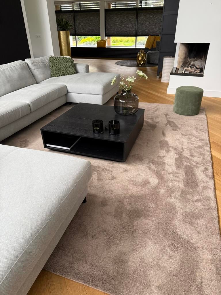 Vloerkleed 3.40 x 2,70 taupe nieuw, Ophalen, Overige kleuren, 200 cm of meer, Rechthoekig