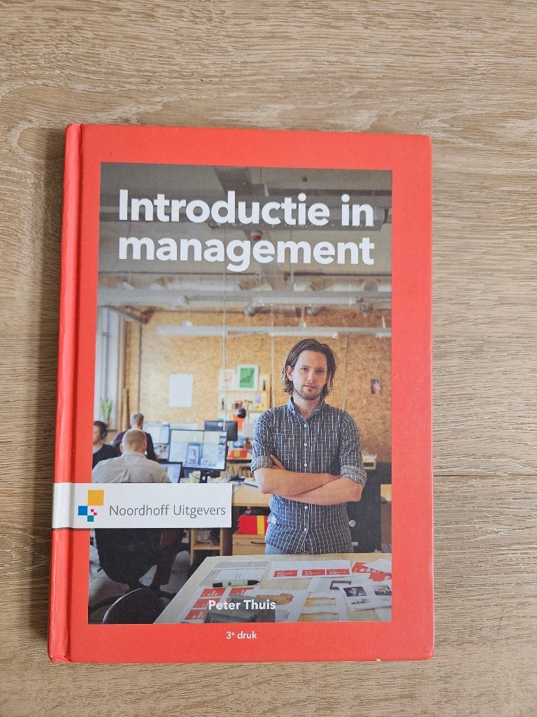 HBO opleiding Introductie in management 9789001876913, Boeken, Zo goed als nieuw, Noordhoff Uitgevers, Beta, HBO