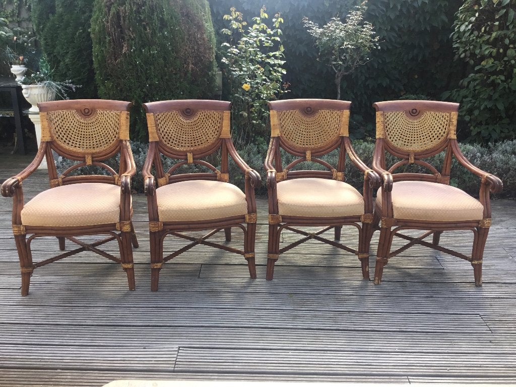STOELEN MET STOFFEN ZITTING  PER STUK, Ophalen, Gebruikt, Bruin, Kunststof