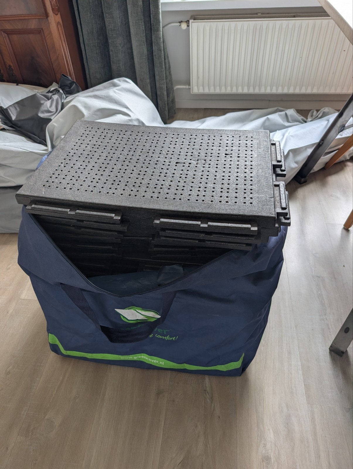 GreenCover tegels voor voortent of luifel, Caravans en Kamperen, Kampeeraccessoires, Ophalen, Zo goed als nieuw