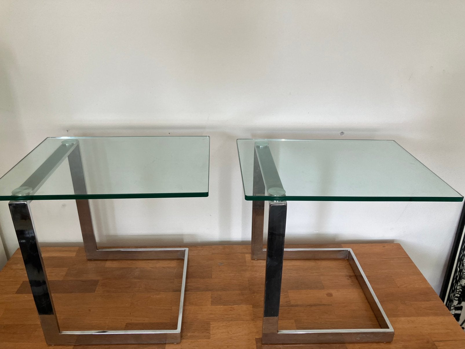 Vintage Gebra. Bijzet tafels. Mooi minimalistisch design, Ophalen of Verzenden, Huis en Inrichting