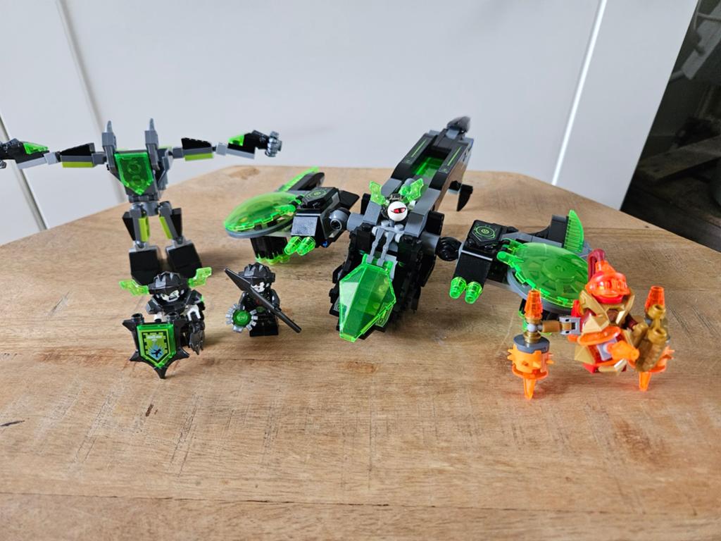 Lego Nexo Knights 72003 Berserker Bomber, Compleet, Gebruikt, Lego, Ophalen of Verzenden