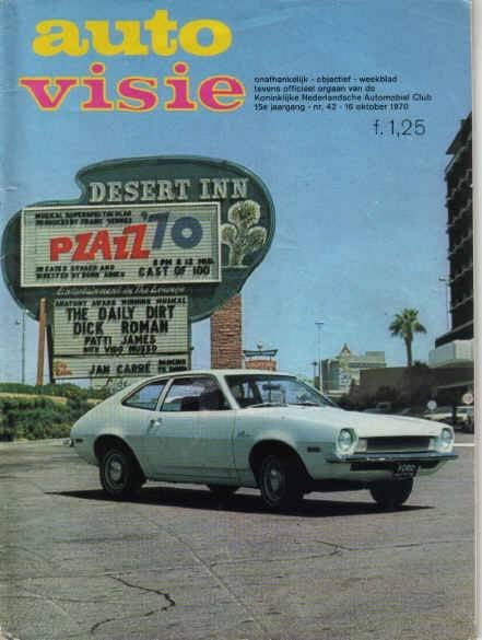 Autovisie 42 1970 : Opel Manta A 1600 S, Ophalen of Verzenden, Gelezen, Opel