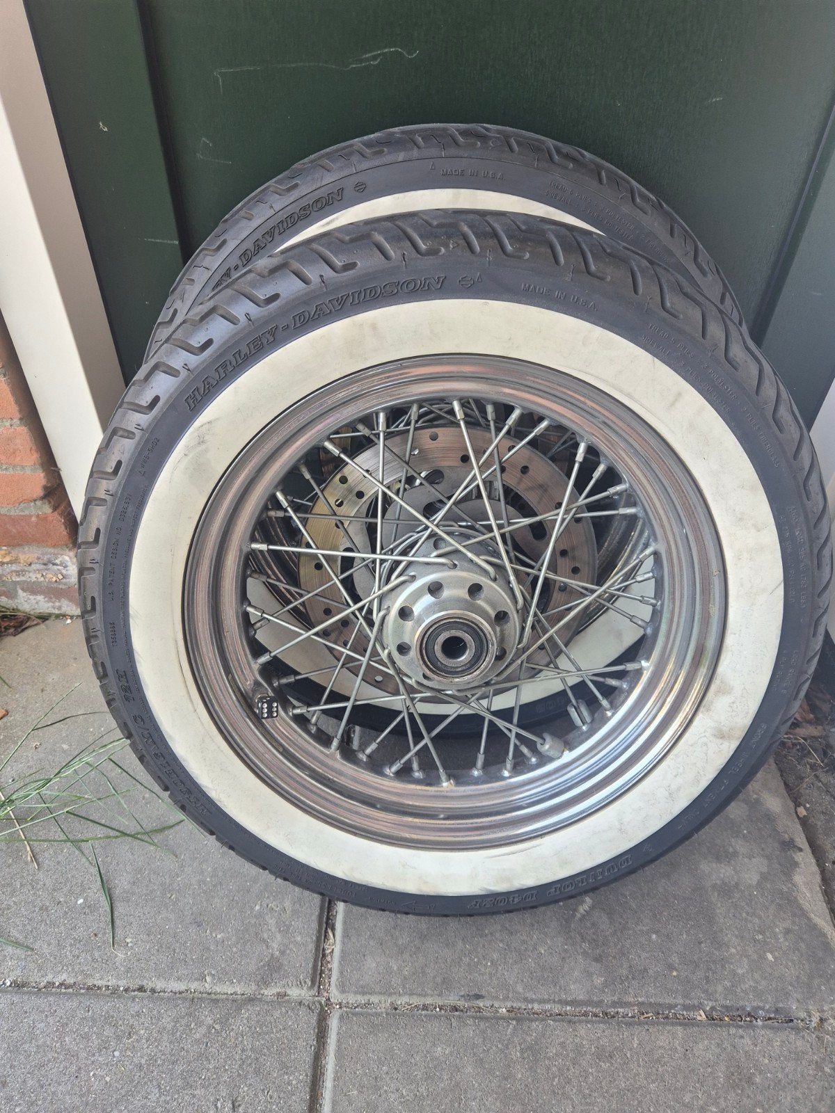 Harley Davidson Heritage 2004 Velgen met White Wall Banden, Motoren, Particulier, Overig