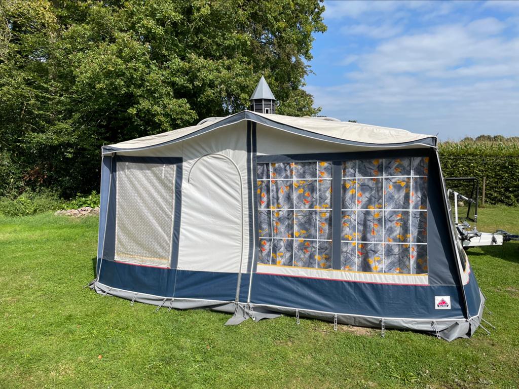 Voortent Dorema maat 8, Caravans en Kamperen, Ophalen, Gebruikt, Tot en met 4