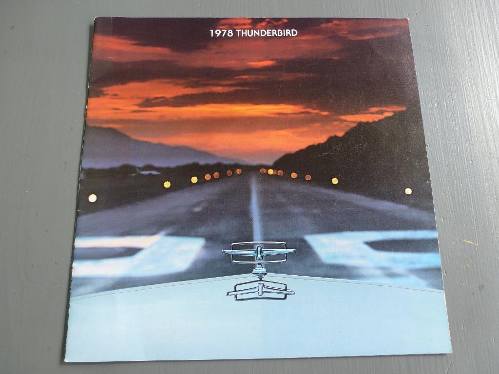 Ford Thunderbird folder 1978, Ophalen of Verzenden, Zo goed als nieuw, Overige merken