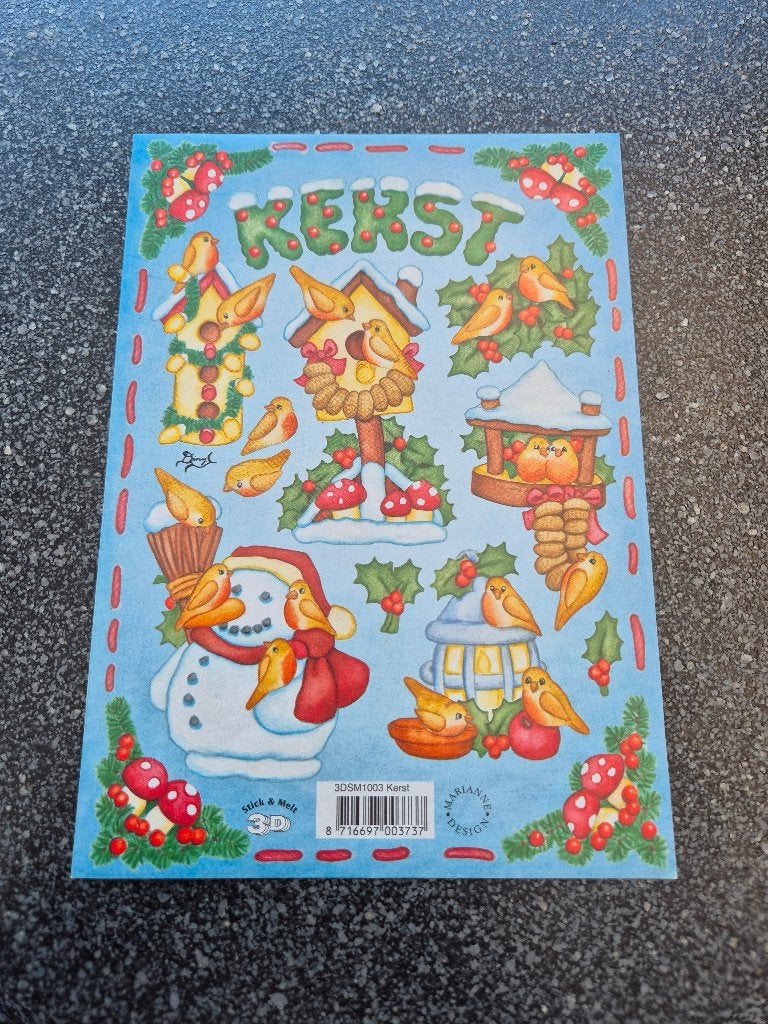 Knipvel kerst, Ophalen of Verzenden, Zo goed als nieuw, Kerst, Knipvel