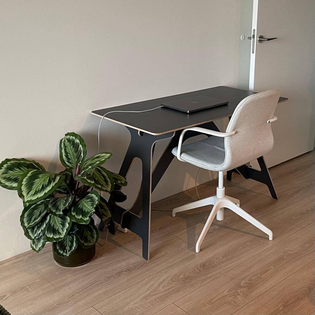 Händig Design Bureau - Compact en Stijlvol (115x60x74), Huis en Inrichting, Bureaus, Ophalen, 115 cm, Hout, Zo goed als nieuw