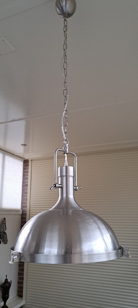 Te koop: 2x hanglamp industrieel, Ophalen, Gebruikt, Minder dan 50 cm