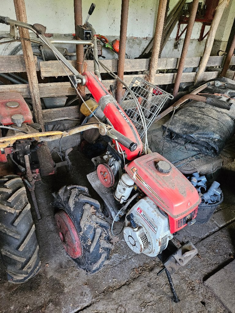 Mitsubishi ct155 met ploeg vingerblakmaaier en versnipprraar, Tuin en Terras, Ophalen, Gebruikt, Versnellingen, Balkmaaier