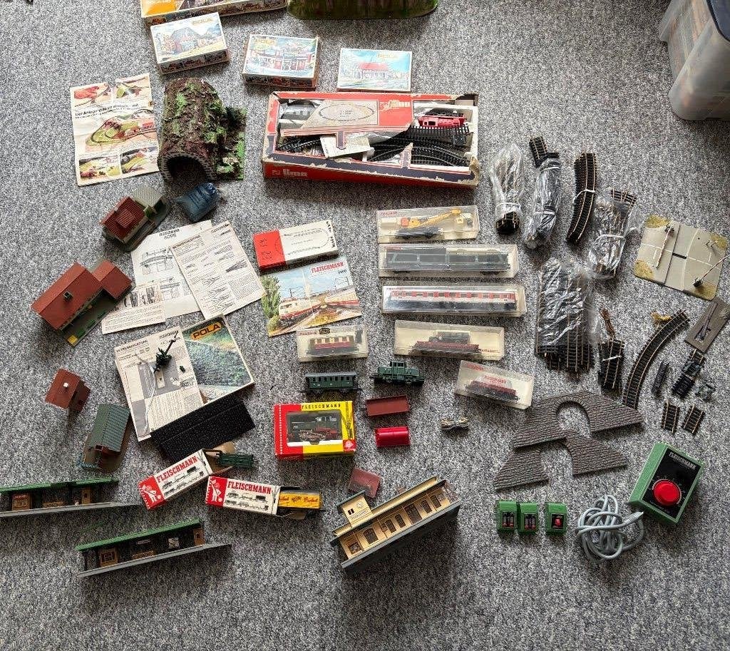 Fleischmann modeltreinen, rails en toebehoren, Ophalen, Gebruikt, Treinset, Fleischmann