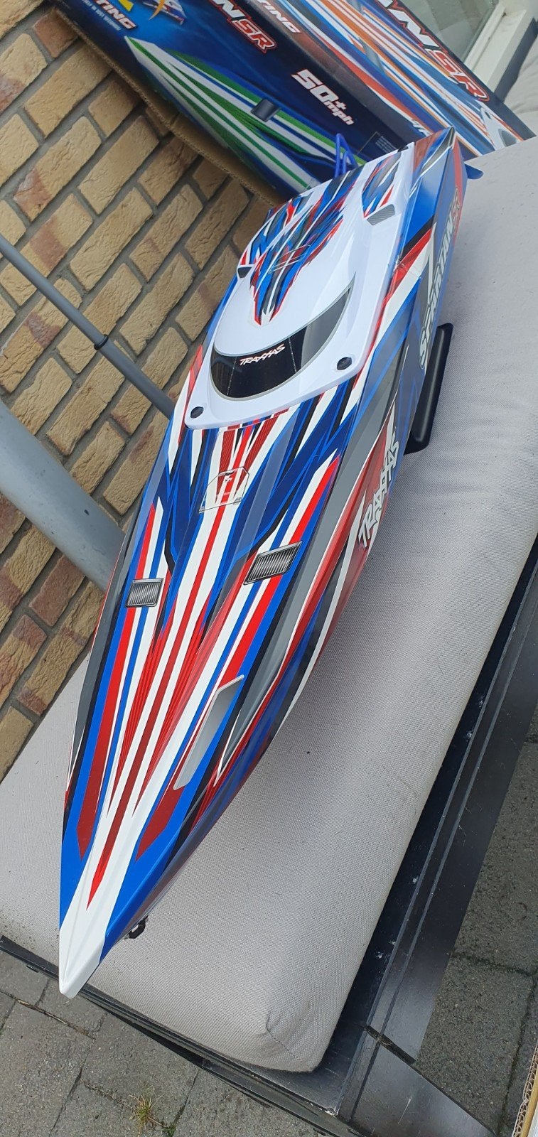 Traxxas Spartan SR met alle opties en lichte beschadiging, Ophalen