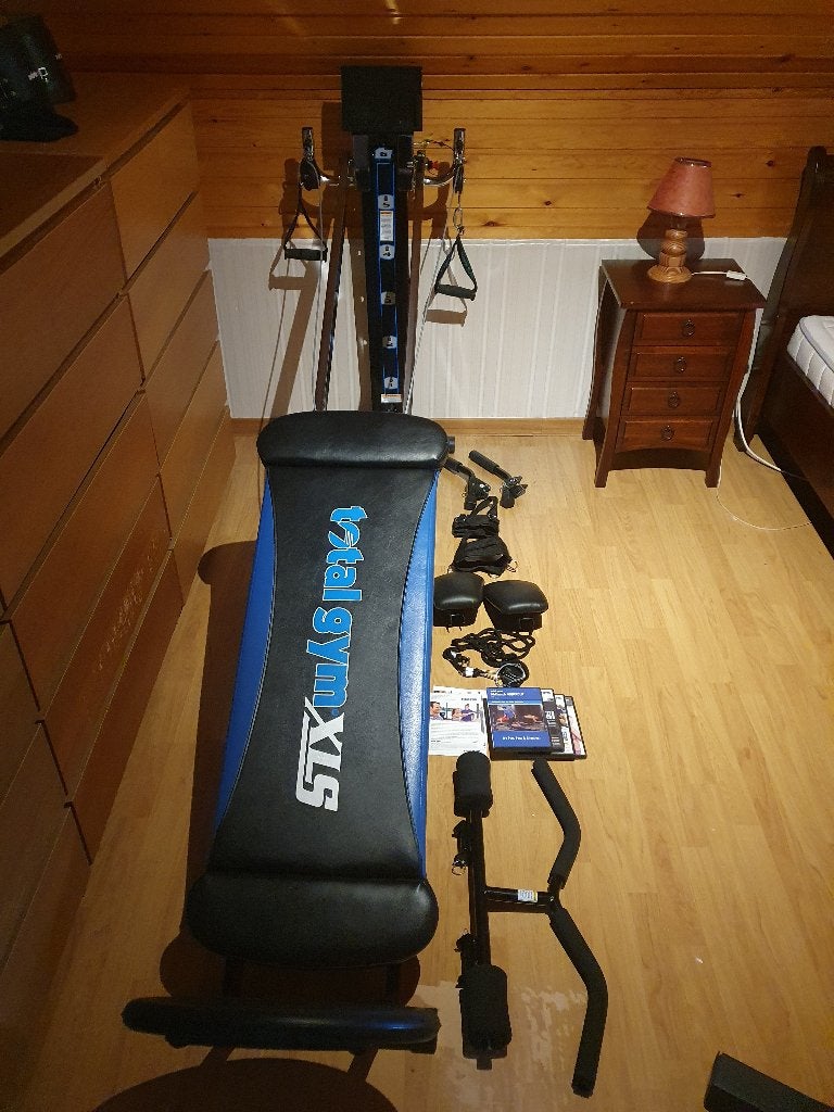 Total Gym XLS compleet krachtstation homegym fitnessapparaat, Sport en Fitness, Ophalen, Krachtstation, Benen, Zo goed als nieuw