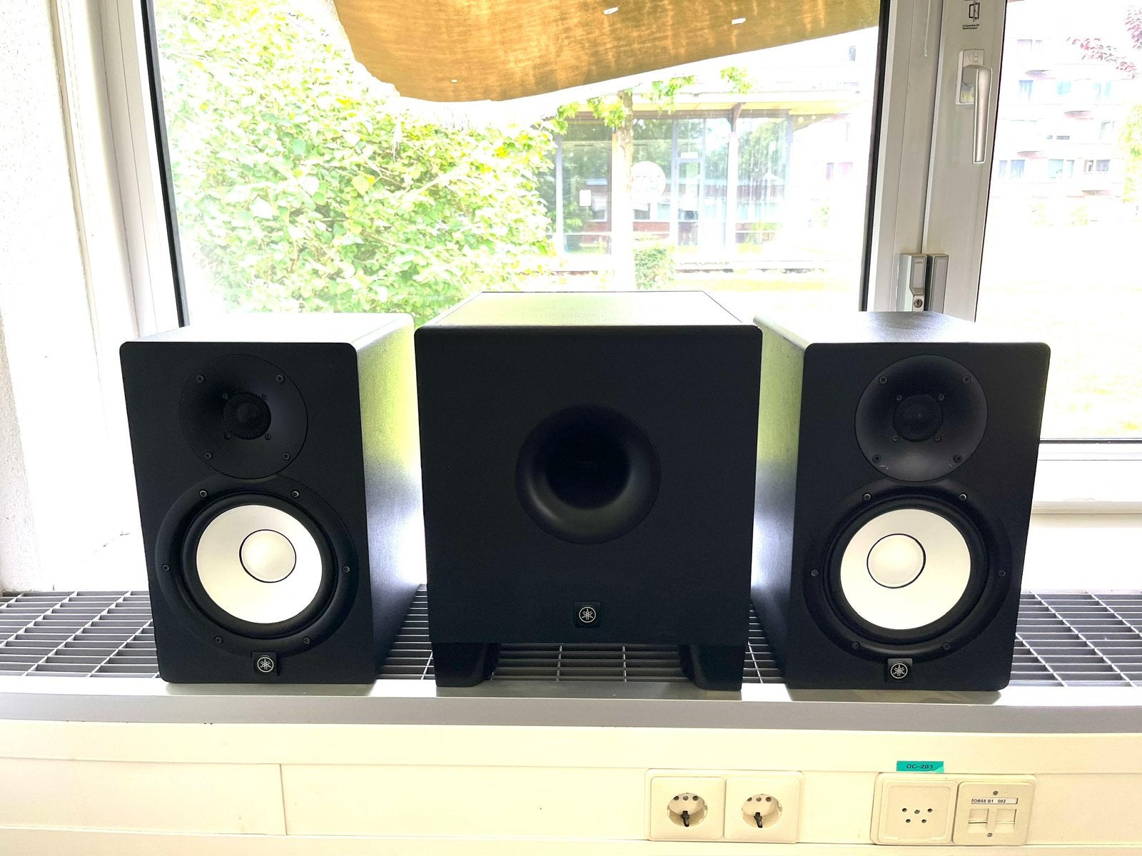 Yamaha HS8S Subwoofer en HS7 Studio Monitoren (Set), Ophalen, Studiomonitor, Inclusief kabels, Yamaha