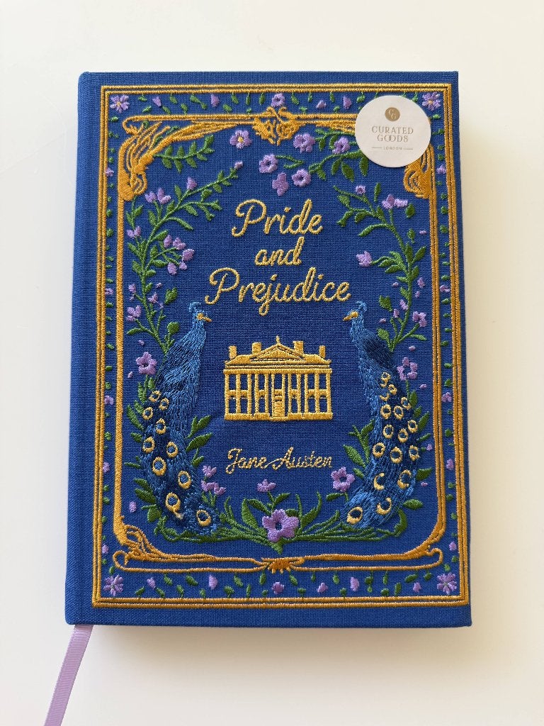 Jane Austen Pride and Prejudice geborduurd notitieboek, Verzenden, Nieuw, A5