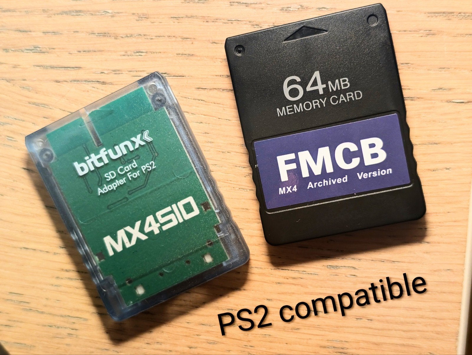 PlayStation 2 Memory Card FMCB + MX4SIO card, Ophalen of Verzenden, Zo goed als nieuw, Geheugenkaart