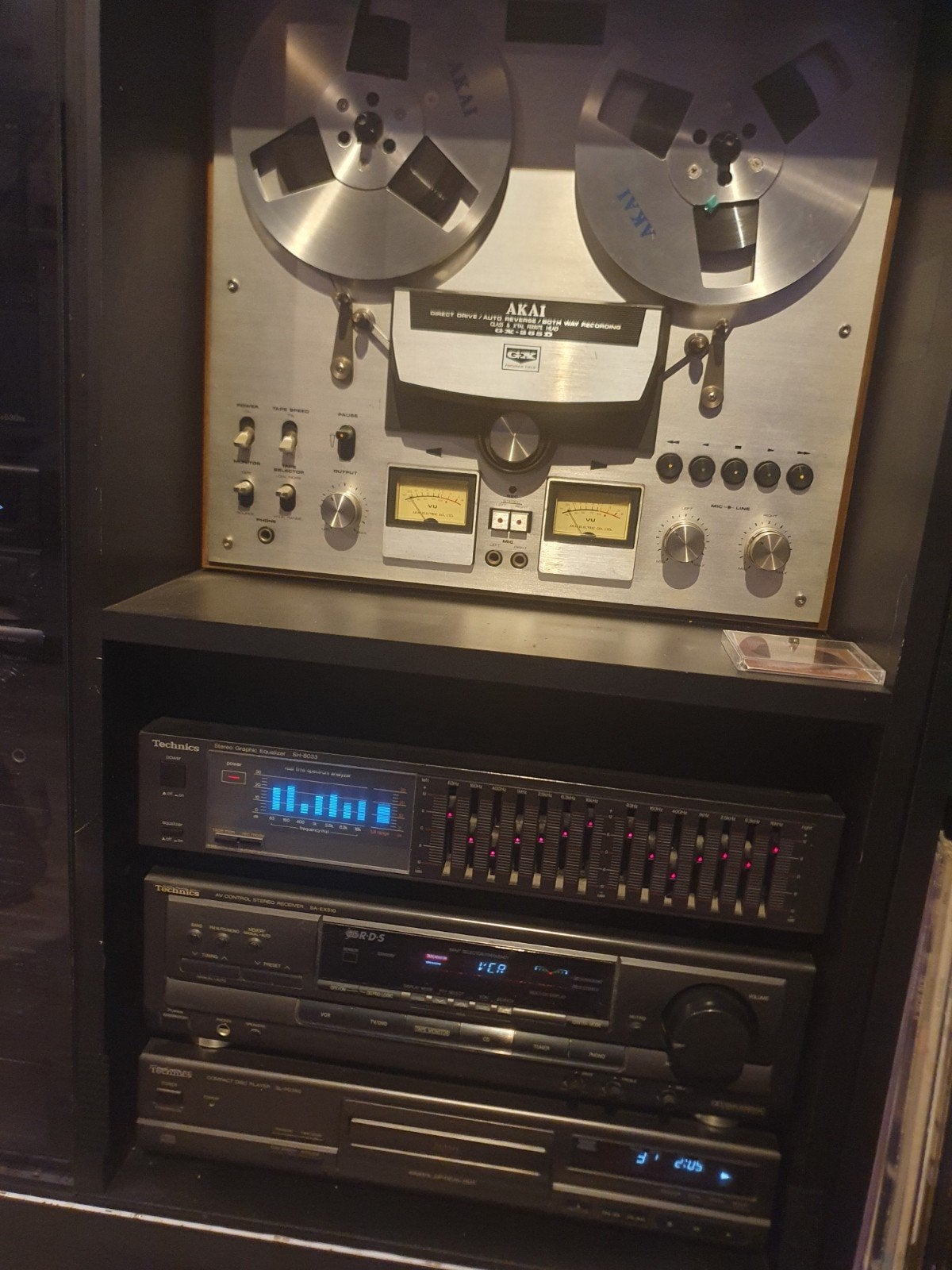 Technics set + bandrecorder subwoofer boxen, Audio, Tv en Foto, Ophalen, Bandrecorder