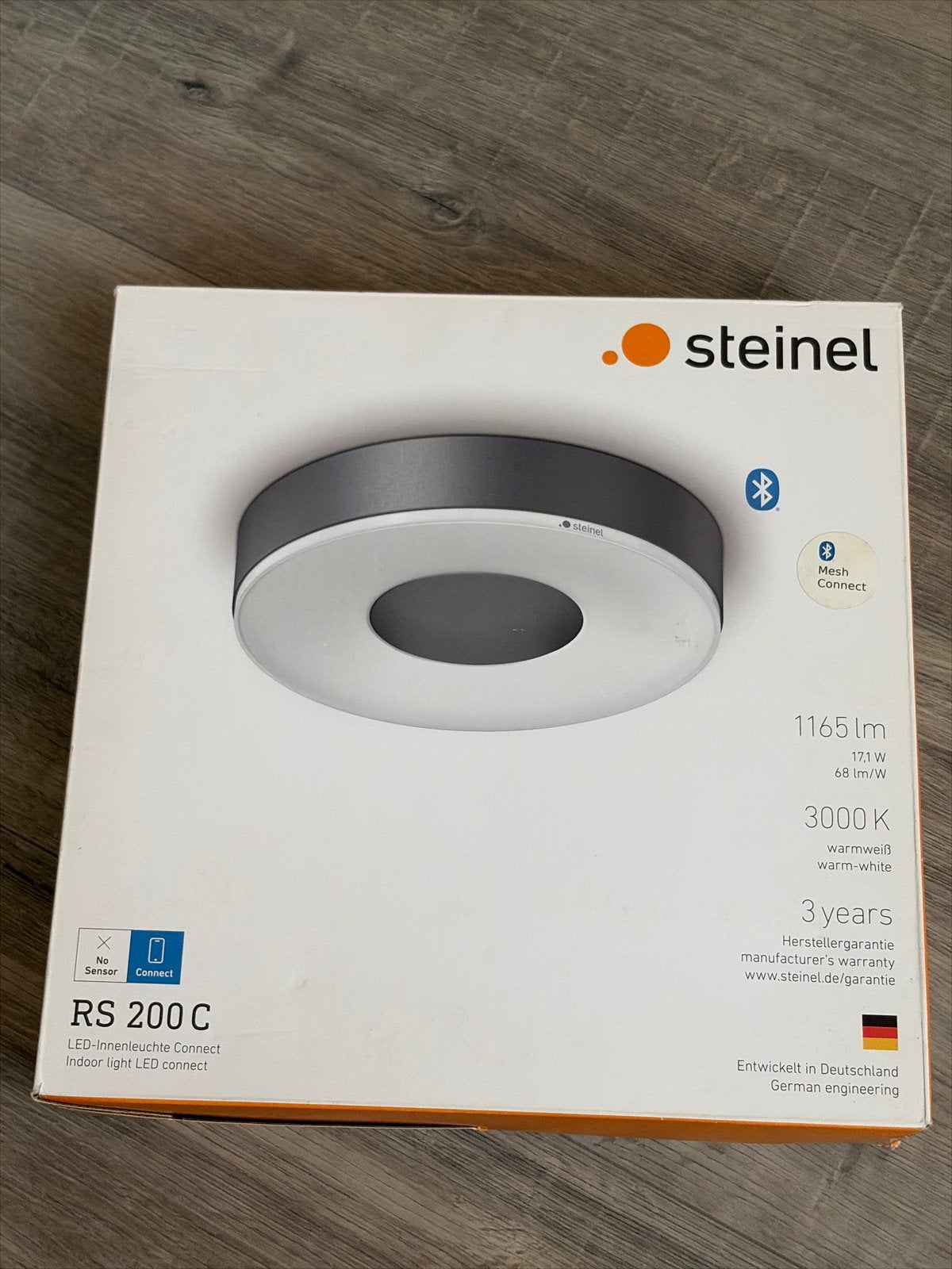 Steinel RS 200 C LED-binnenverlichting Connect, Metaal, Overige merken, Grijs, Smart home compatibel