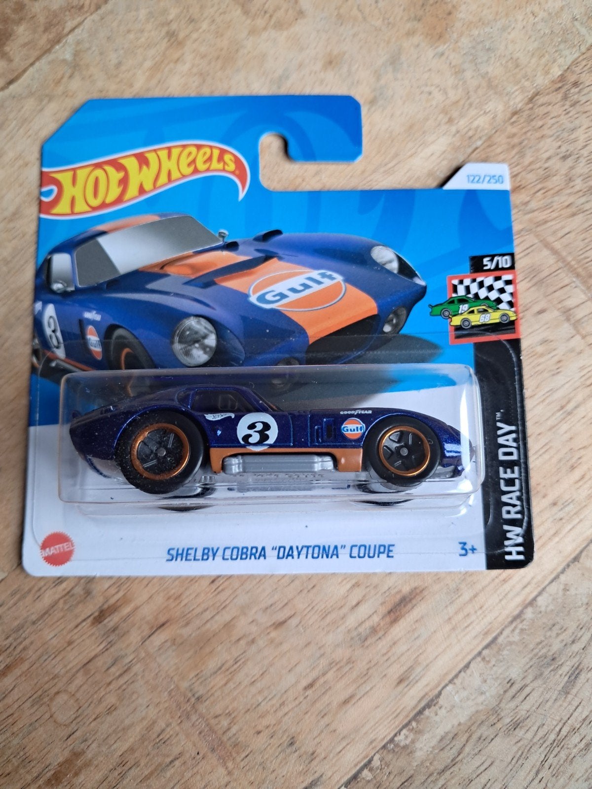 Hot Wheels Shelby Cobra Daytona Coupe Gulf donkerblauw, Ophalen of Verzenden, Nieuw, Auto
