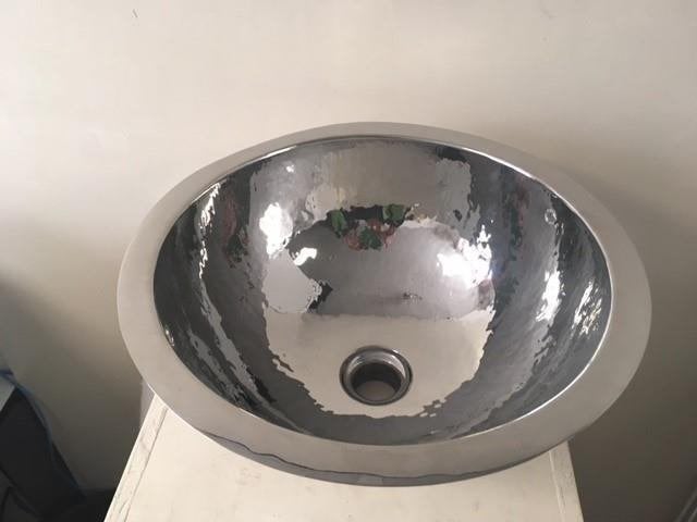 295. Waskom van JanDelle Louise badroom Sink, Ophalen, Nieuw, Wit, Handdoek