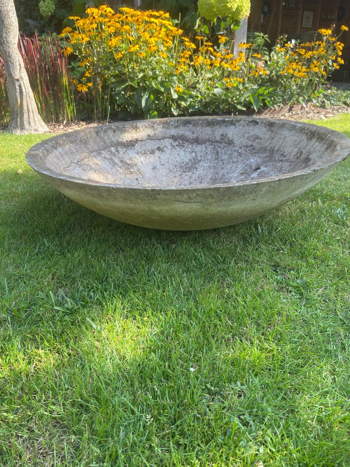 Grote plantenschaal, bloembak, plantenbak diameter 80 cm., Ophalen, Zo goed als nieuw, Rond