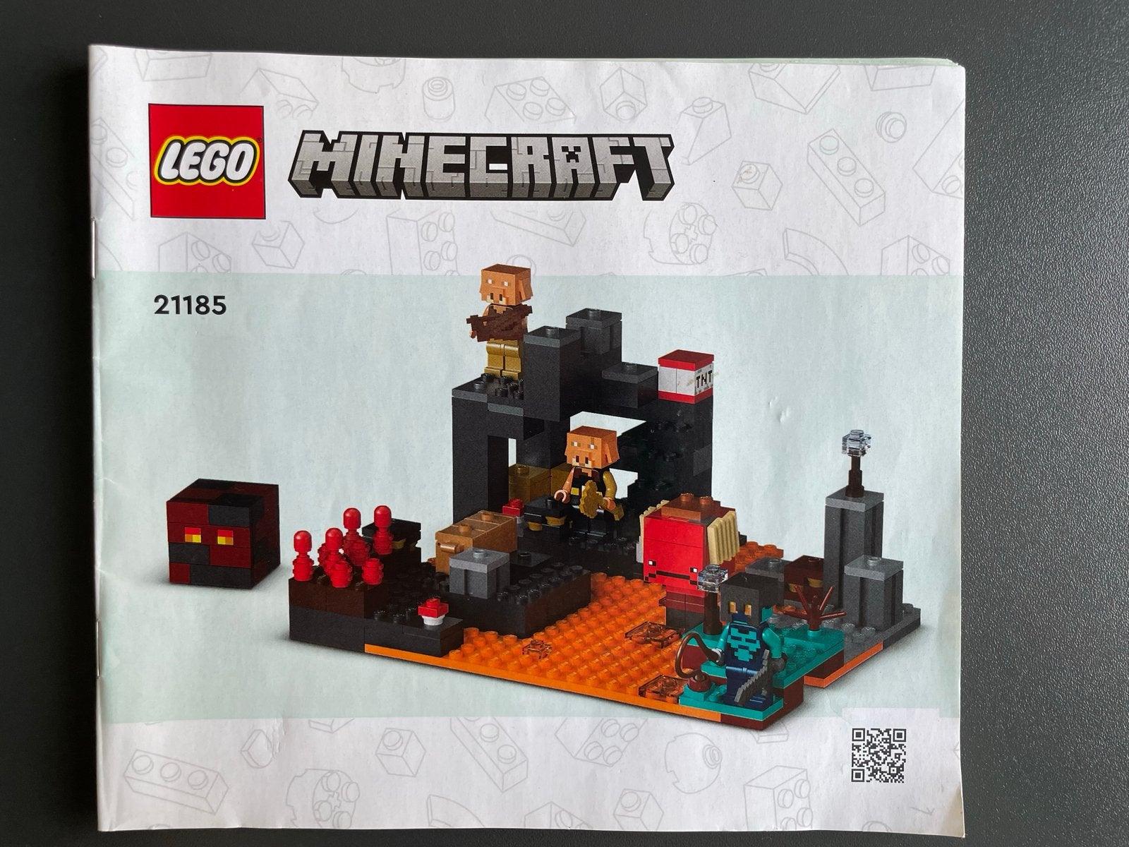 Lego Minecraft 21185 De Netherbastion Compleet, Minecraft, Lego, Ophalen of Verzenden, Zo goed als nieuw