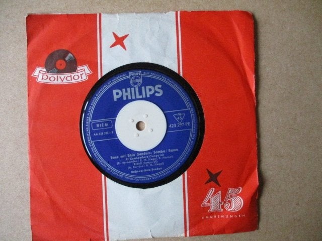 s4845 bela sanders - tanz mit bela sanders samba / baion, Ophalen, Gebruikt, 7 inch, Overige genres