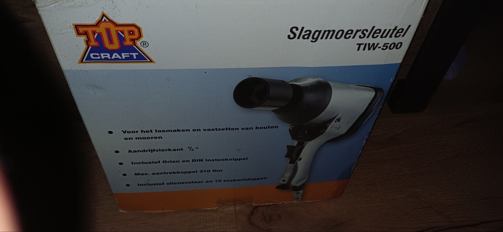 Top Craft Slagmoersleutel TIW-500 - Compleet en Nieuw, Ophalen of Verzenden, Nieuw