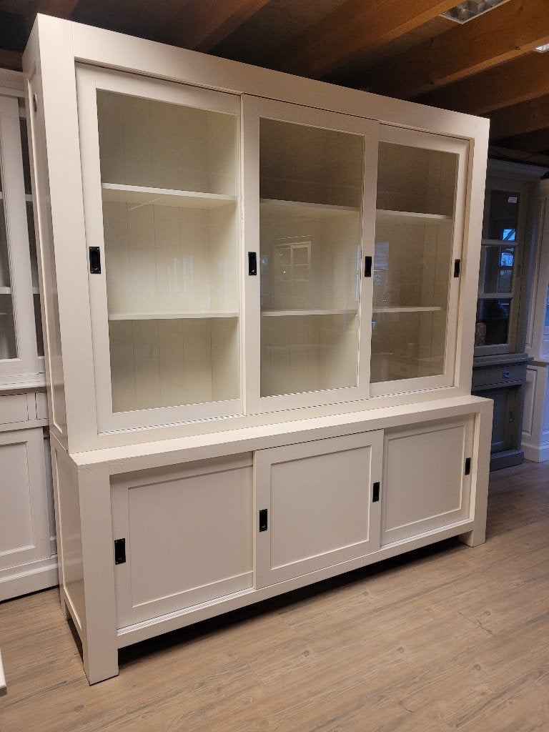 *ACTIE* Mooie Landelijke Creme Buffetkast/ Winkelkast (2642A, Huis en Inrichting, Landelijke buffetkast winkelkast kleur wit gratis bezorging