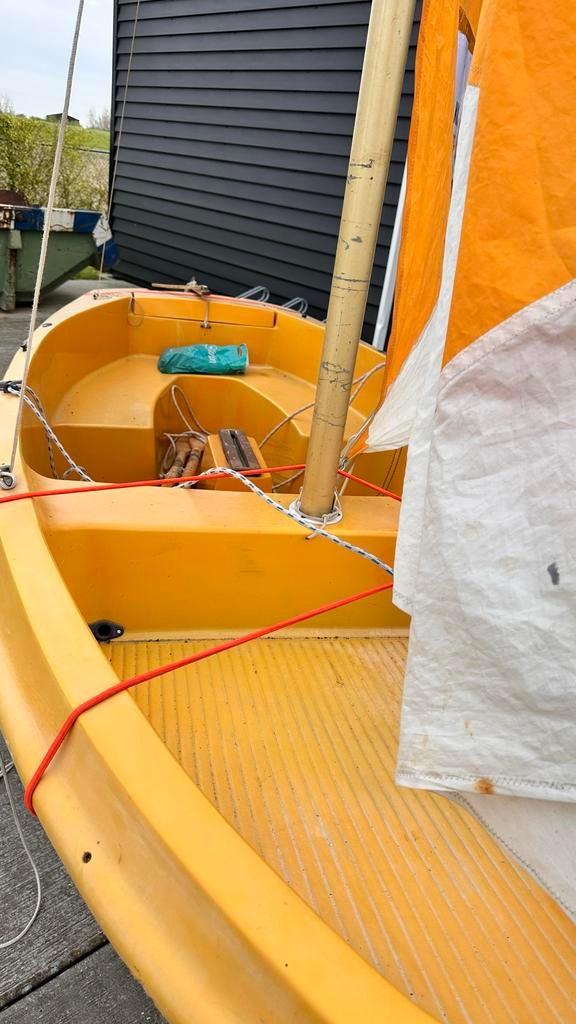 Originele Britse Skipper 14ft zeilboot, Watersport en Boten, Ophalen, Geen motor, Gebruikt, Overige brandstoffen