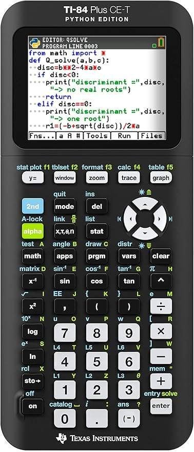 TI-84 Plus Ce -T Python Edition nieuw, incl. hardcase, Diversen, Ophalen of Verzenden, Grafische rekenmachine, Nieuw