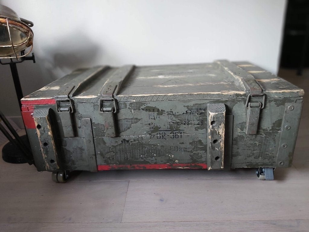 Munitiekist, Ophalen, Landmacht, Nederland, Kist of Geocache