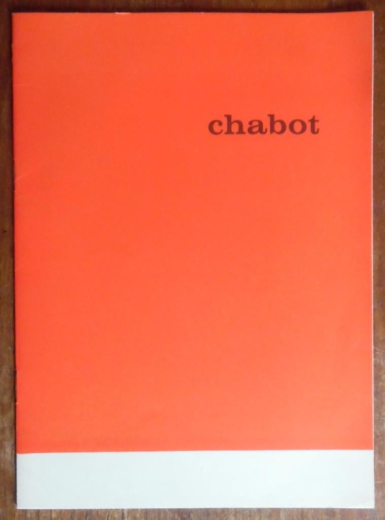 Wim Crouwel - Zeldzame uitgave - Chabot - 1958, Ophalen of Verzenden, Zo goed als nieuw, Schilder- en Tekenkunst