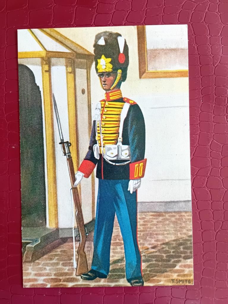 Ansichtkaart Militair, Verzamelen, Militaria | Algemeen, Ophalen of Verzenden, Landmacht, Nederland, Foto of Poster