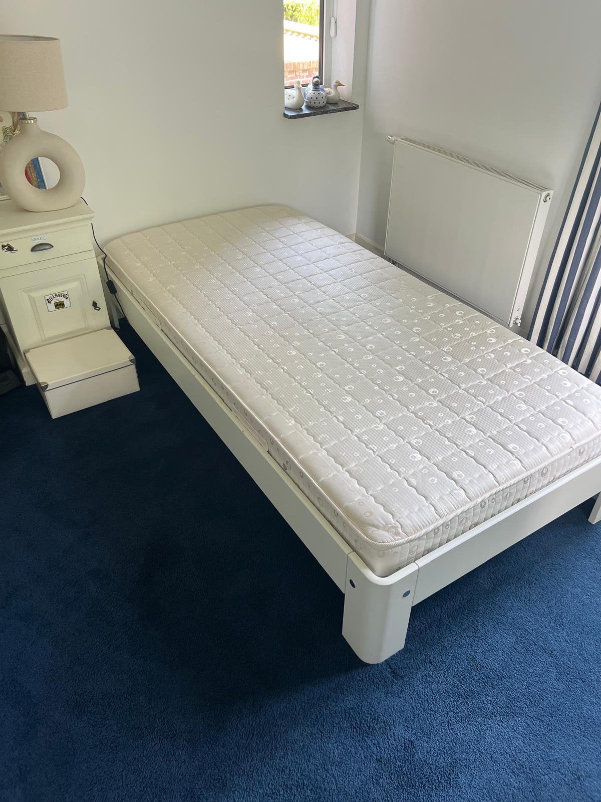 Auping bed, Gebruikt, Eenpersoons, Wit, Ophalen of Verzenden