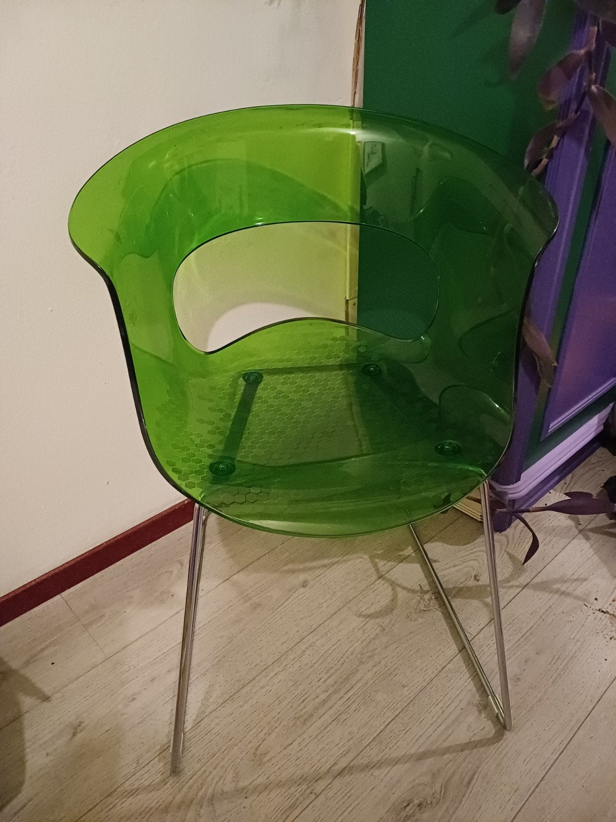 S.cab Miss B Design Stoel - Groen Acryl, Ophalen, Gebruikt, Overige kleuren, Modern Design