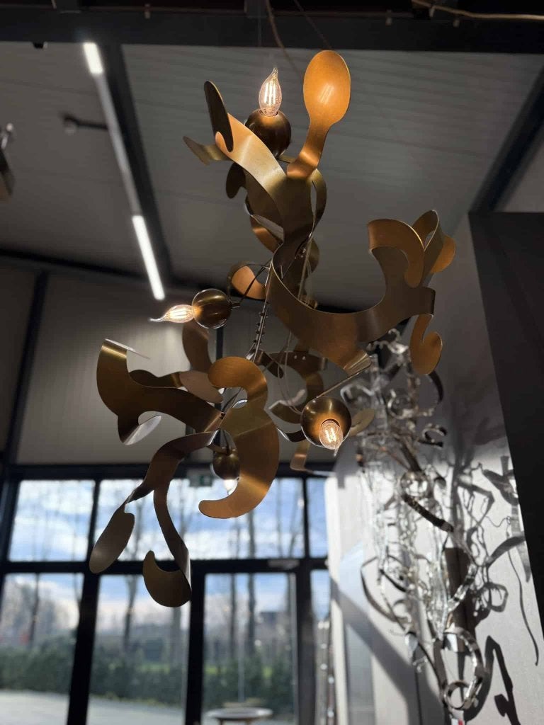 Showmodel Brand van Egmond Kelp Element Kroonluchter Lamp, Overige materialen, Nieuw, Ophalen of Verzenden, Brand van Egmond