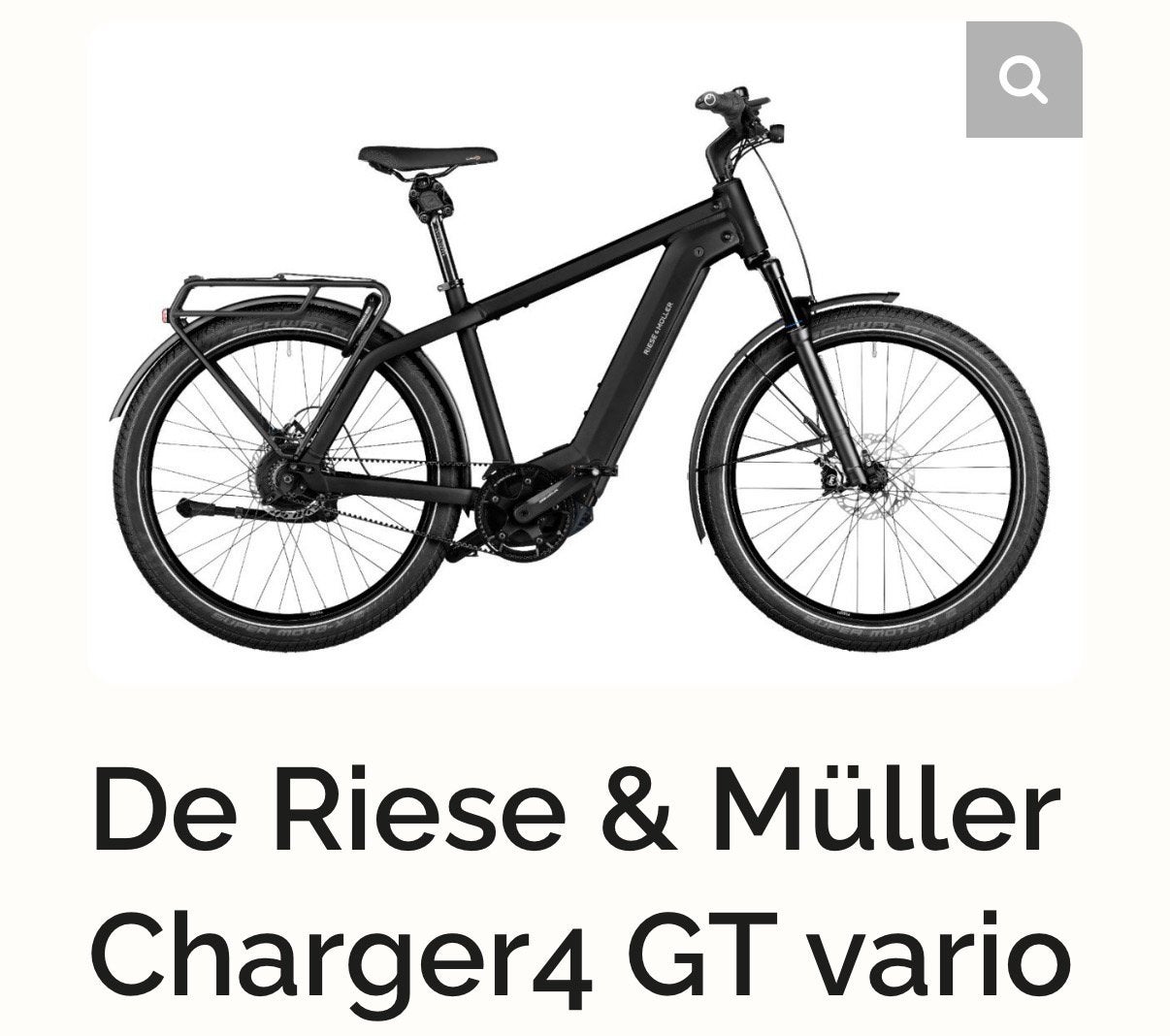 Riese & muller charger 4 gt vario, Fietsen en Brommers, Elektrische fietsen, 55 tot 59 cm, Ophalen, Zo goed als nieuw