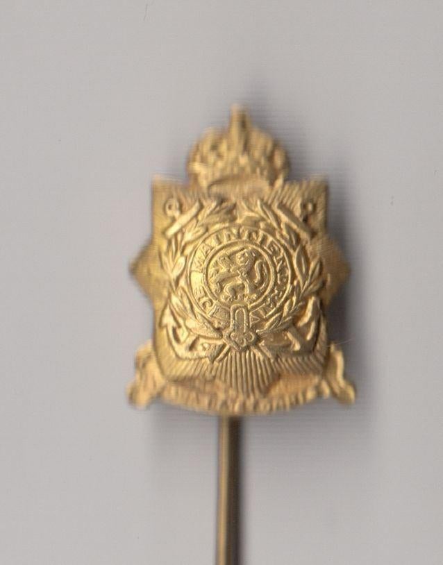 Korps Mariniers embleem speldje, Niet vindbaar, Niet vindbaar, Marine, Nederland