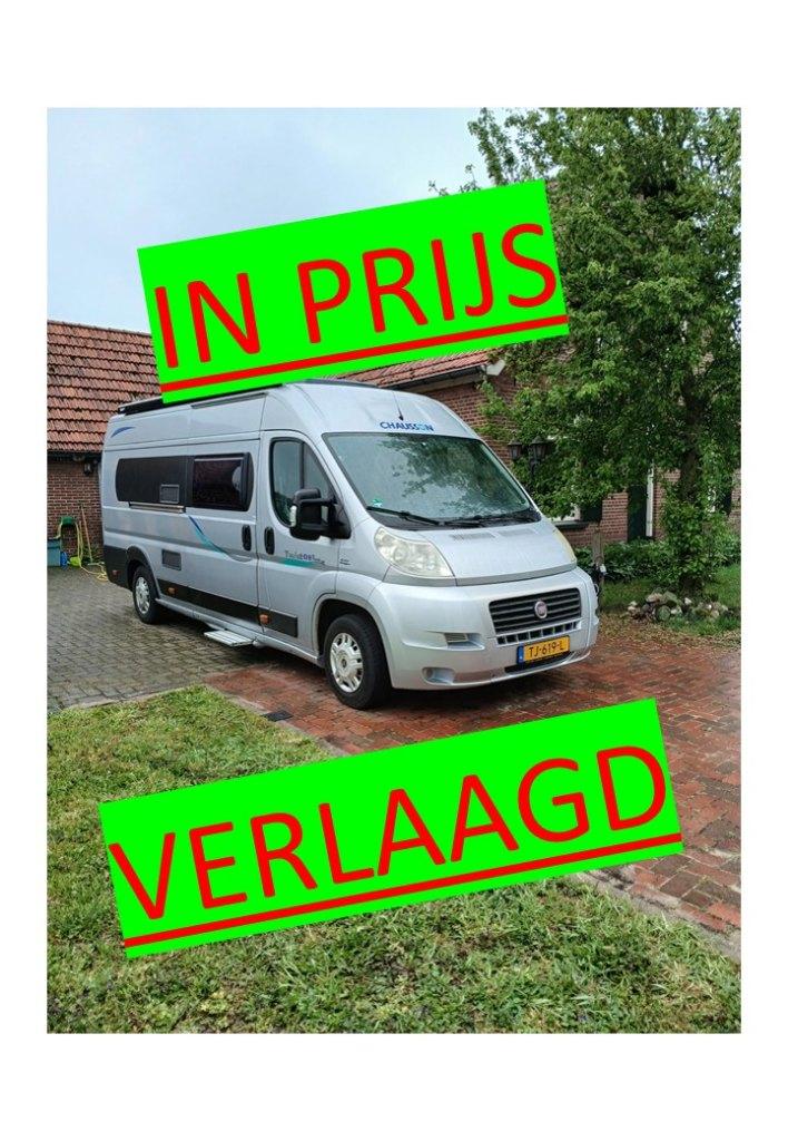 Chausson buscamper met trekhaak, Startonderbreker, Ringverwarming, Fiat, Chausson