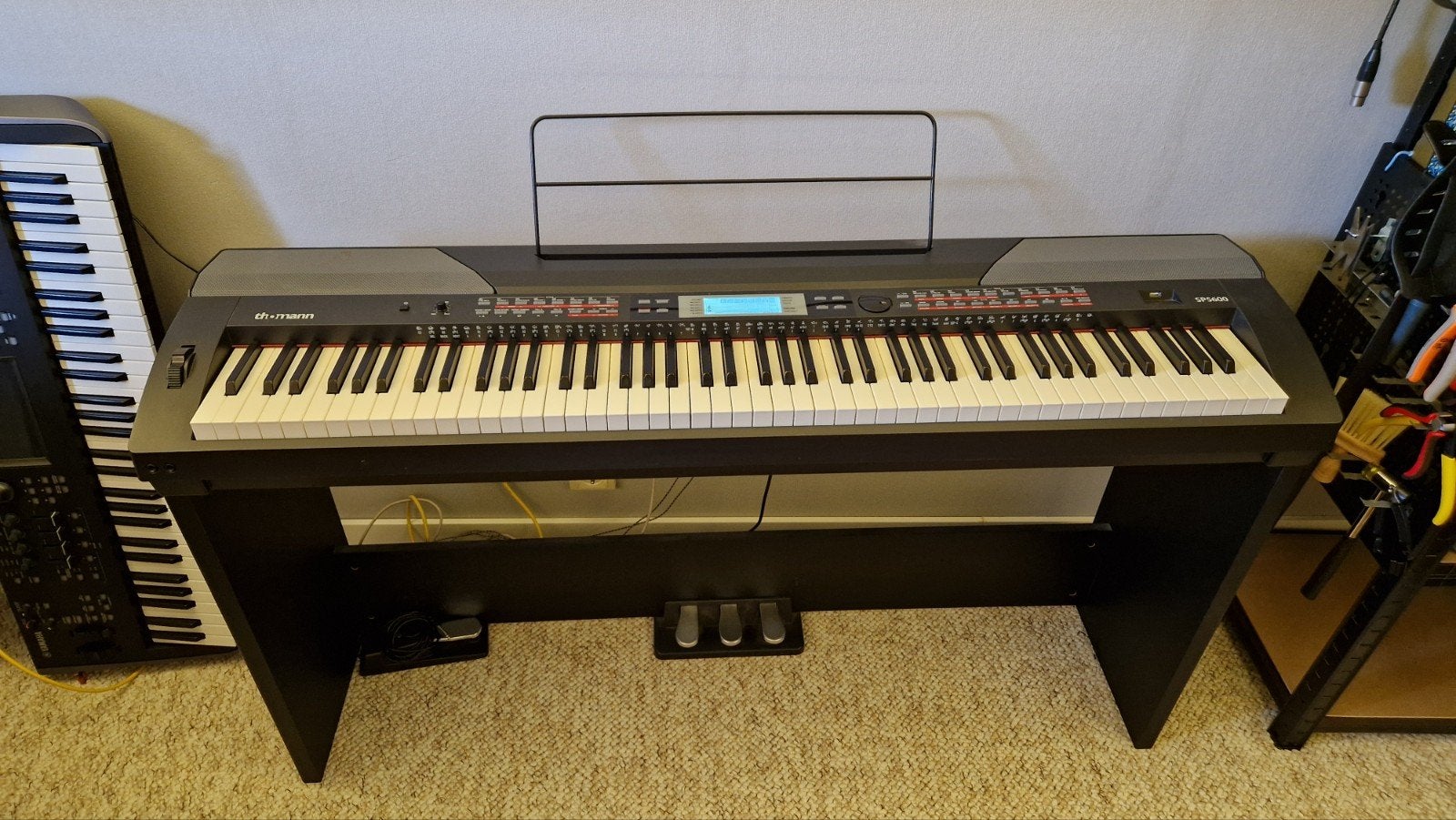 Thomann SP5600 Digitale Piano met Meubelstand, nieuwstaat, Ophalen