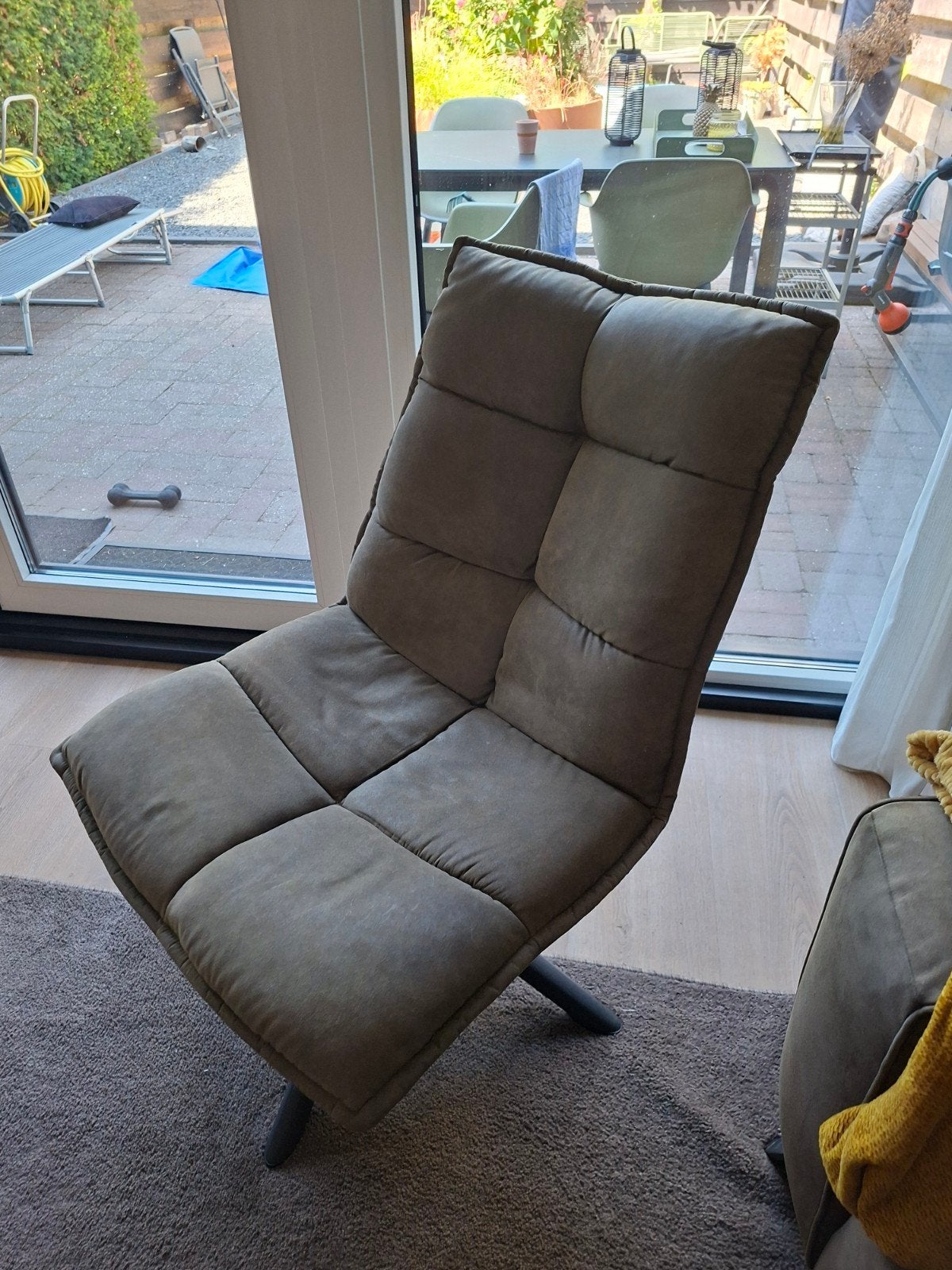draai fauteuil, Huis en Inrichting, Fauteuils, Ophalen, Zo goed als nieuw, Minder dan 75 cm, 50 tot 75 cm