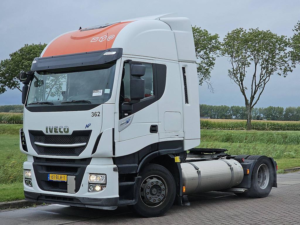 IVECO AS440S46 STRALIS lng, Auto's, Vrachtwagens, Automaat, 460 pk, Wit, Origineel Nederlands
